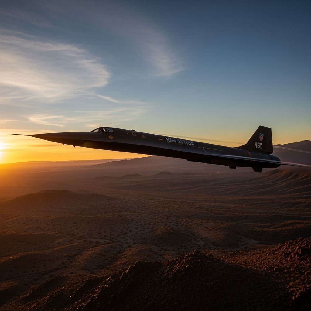 Lockheed SR-72 Blackbird in Flight