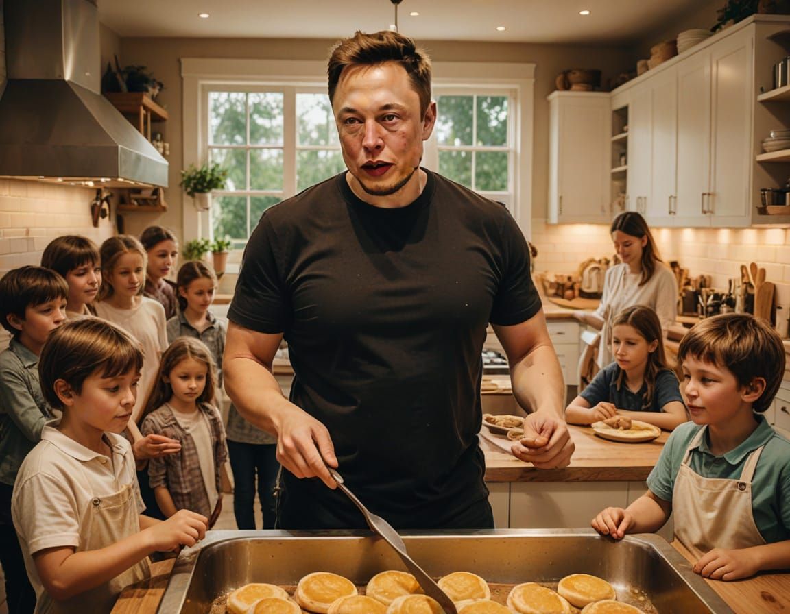 Heartwarming Family Moment in a Cozy Domestic Scene