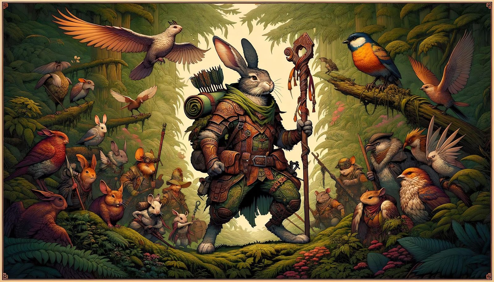 Rabbit Warrior Leading Animal Alliance