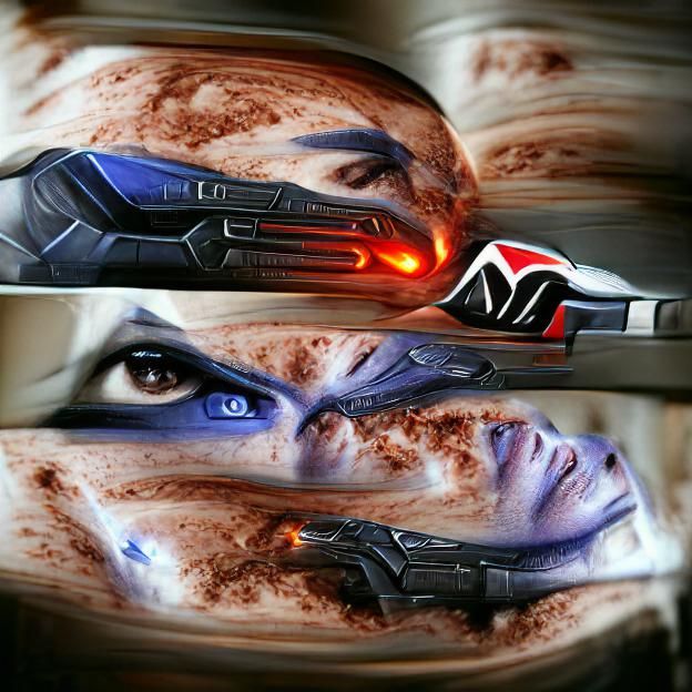 Futuristic Cityscape in Space Opera Style