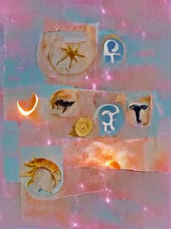 Harmonious Sun and Moon Coexistence in Surreal Sky