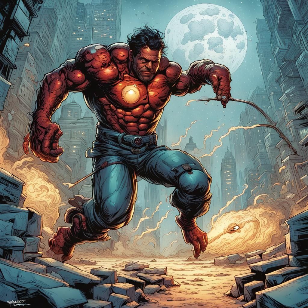 Dungeon in Comic Book Art Style