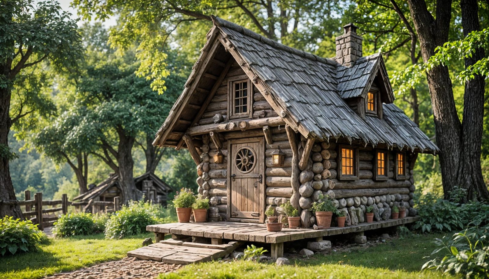 Quaint Elven Cabin in Rustic Style