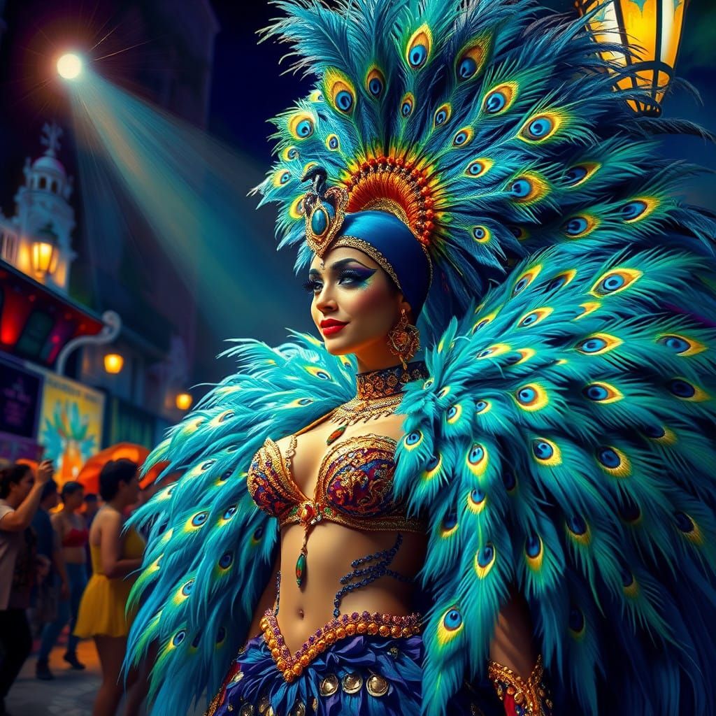 Joyful Carnival Night in Vibrant Rio