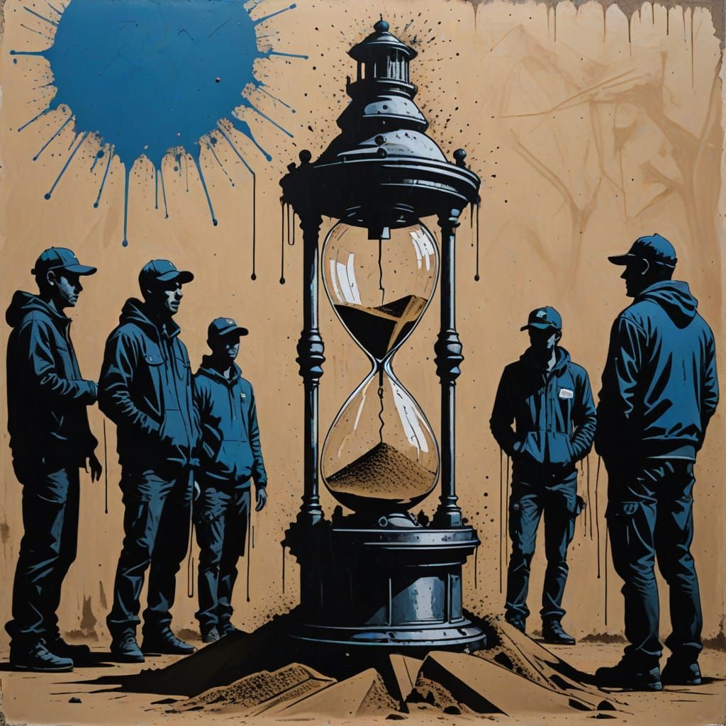 Banksy-Inspired Timeless Protest Art