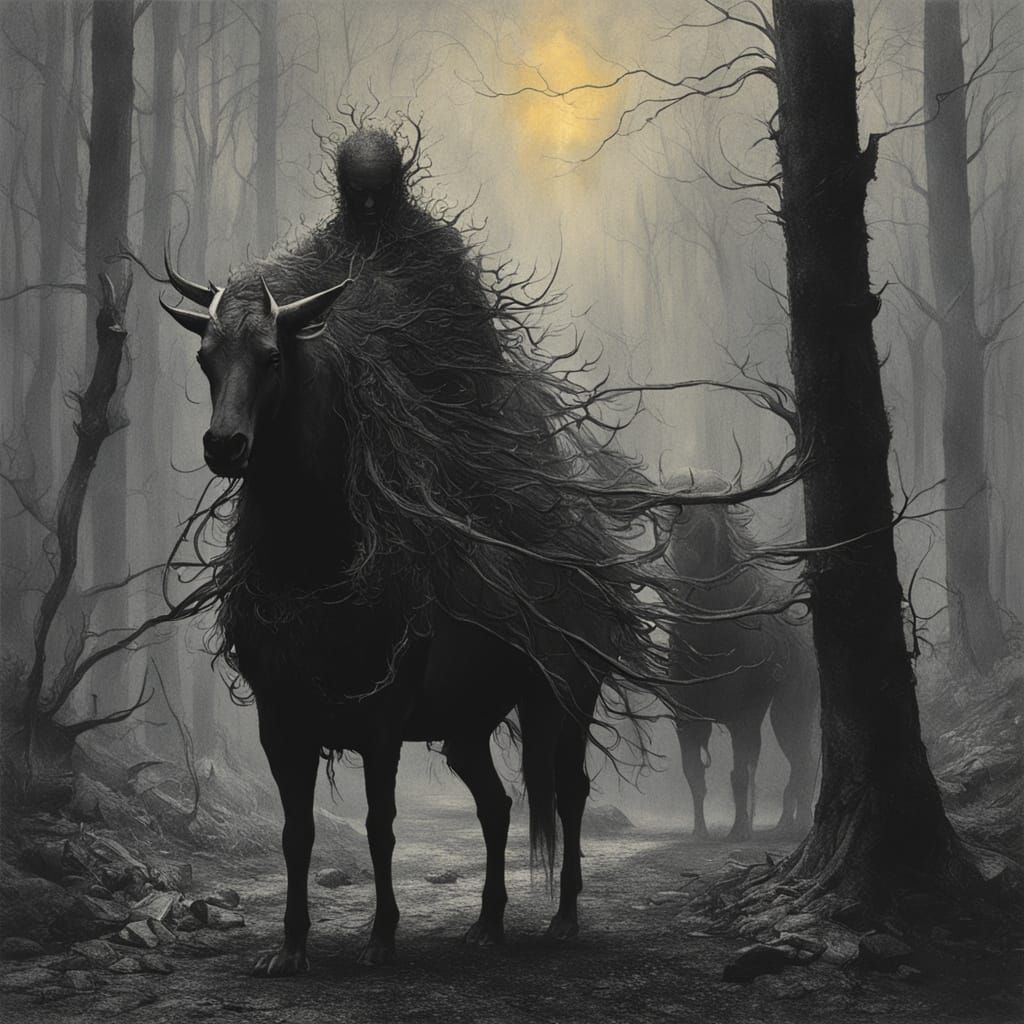 The blackening of worlds.