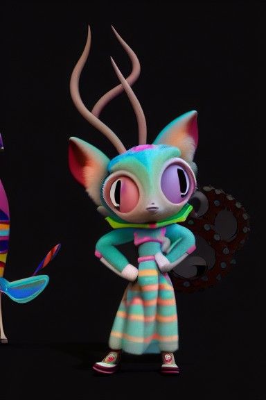 Stylized Desert Racer in CG Render