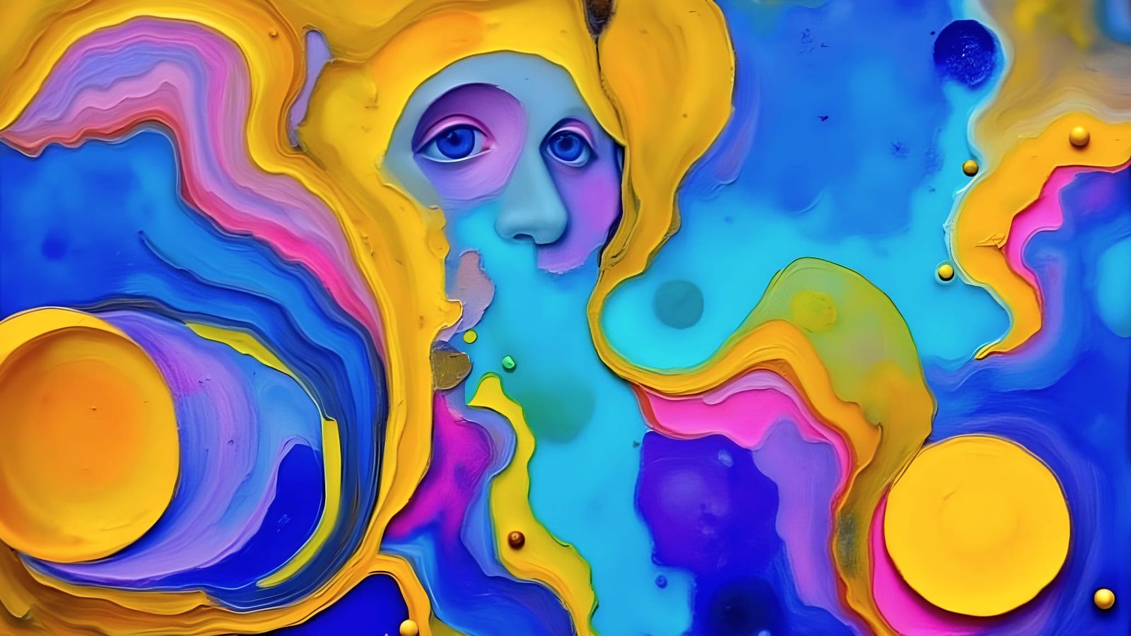 A Temple For Hilma in Modern Abstract Style