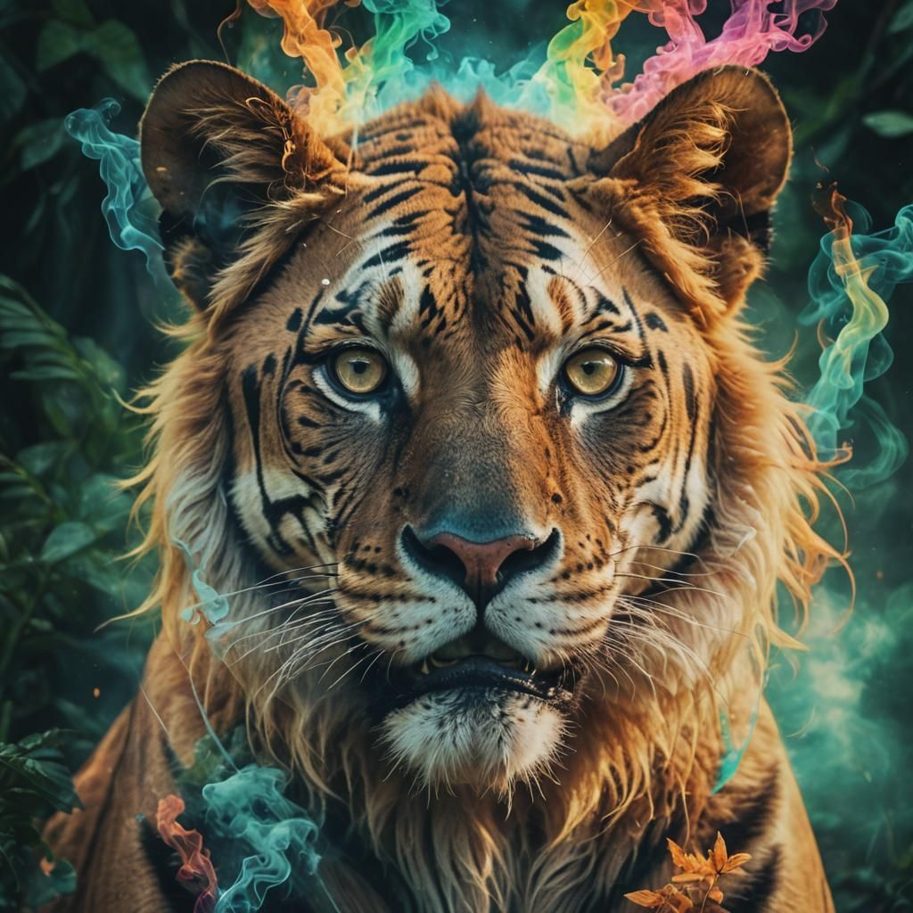 Liger Goddess: Jungle Circuits in Double Exposure