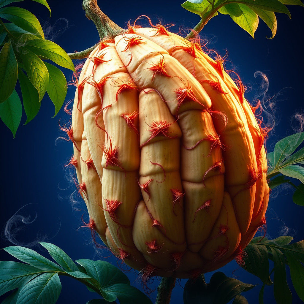 Giant Plantain in Fantastical Matte Painting Style