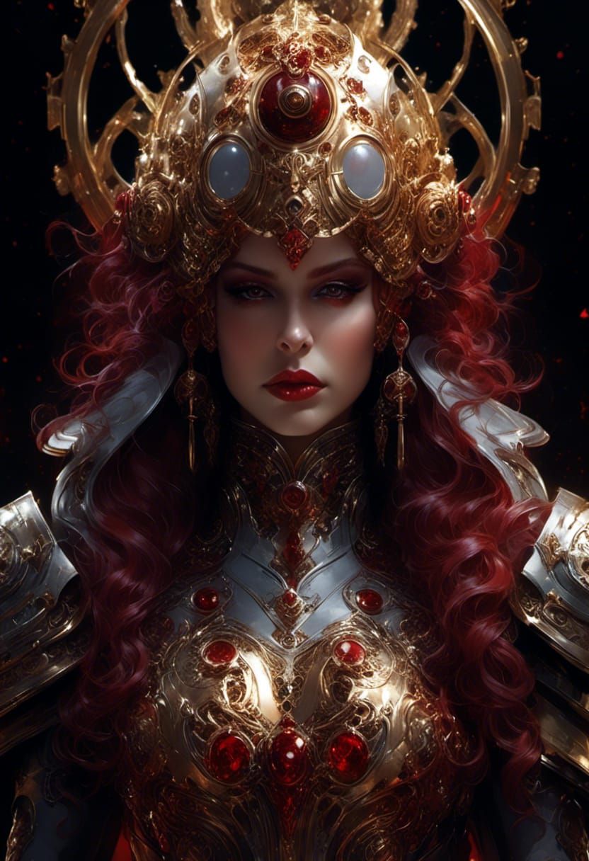 Adeptus Sororitas Portrait in Warhammer 40k Universe