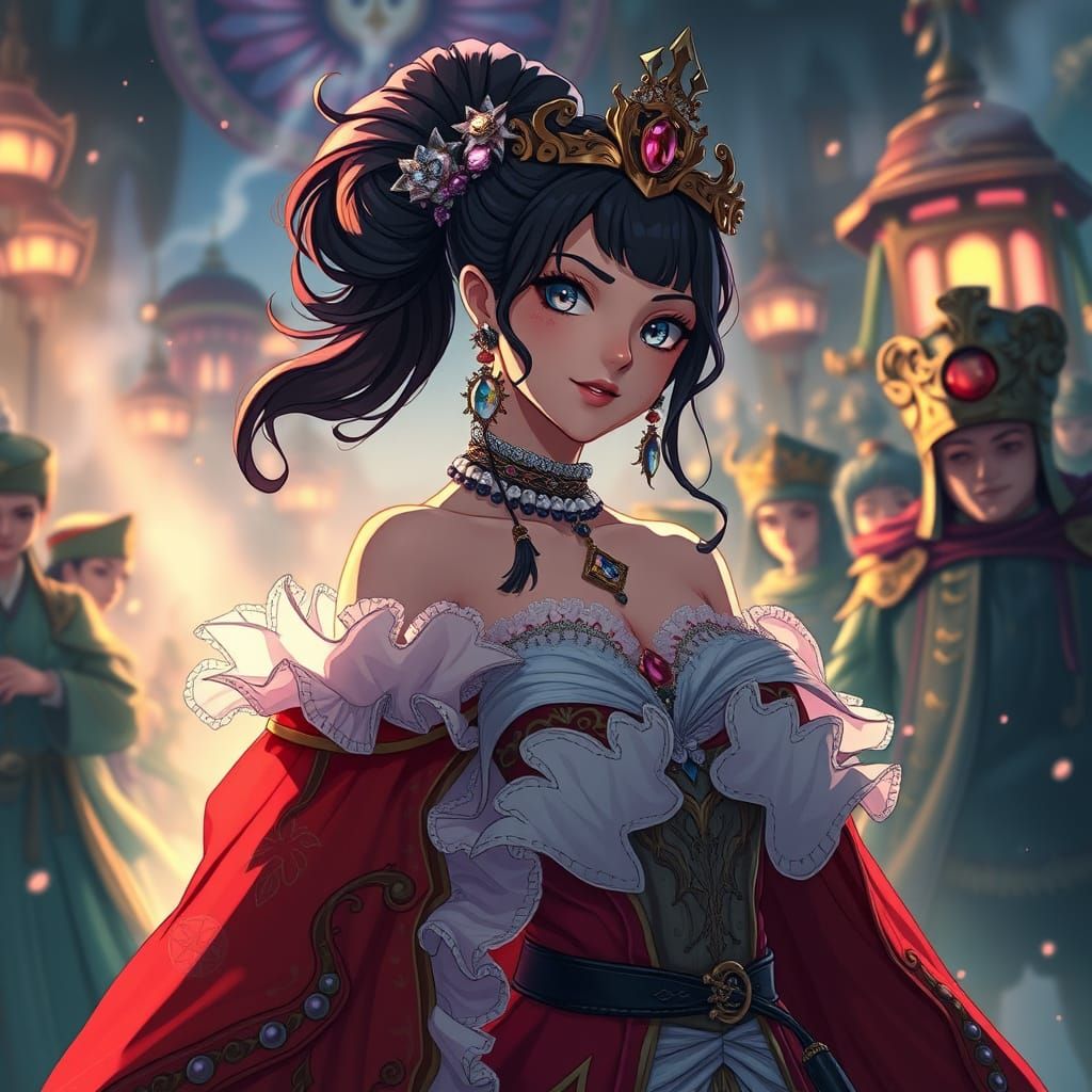 Mystic Princess in Lavish Attire