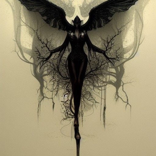 Halloween Goddess Pomona in Hyperrealistic Style