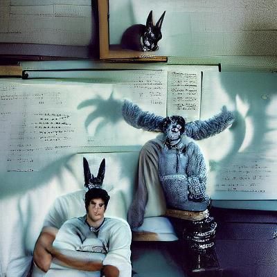 Eerie Portrait Inspired by 90s Fashion Photography