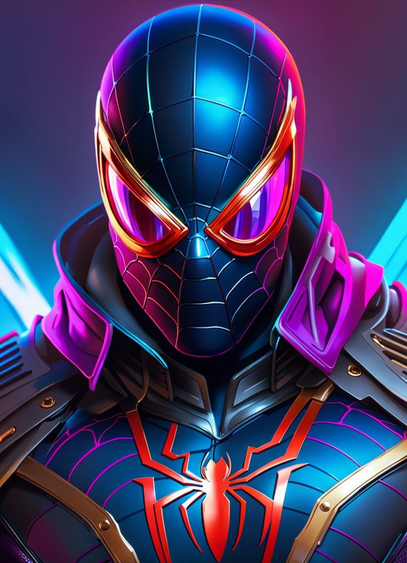 Cyberpunk Spider Man!