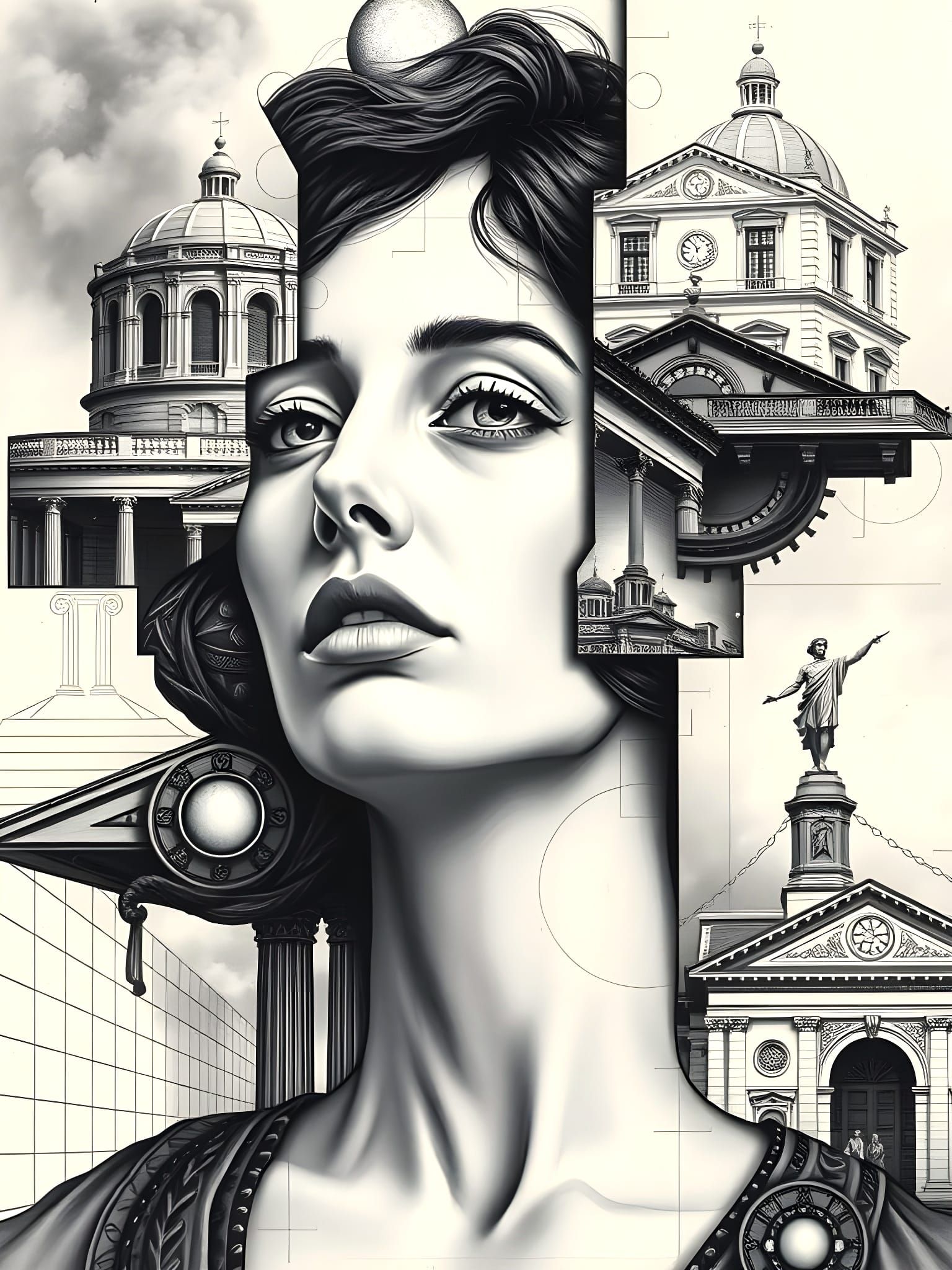 Surrealist Fragmentation in Mystical Feminine Forms