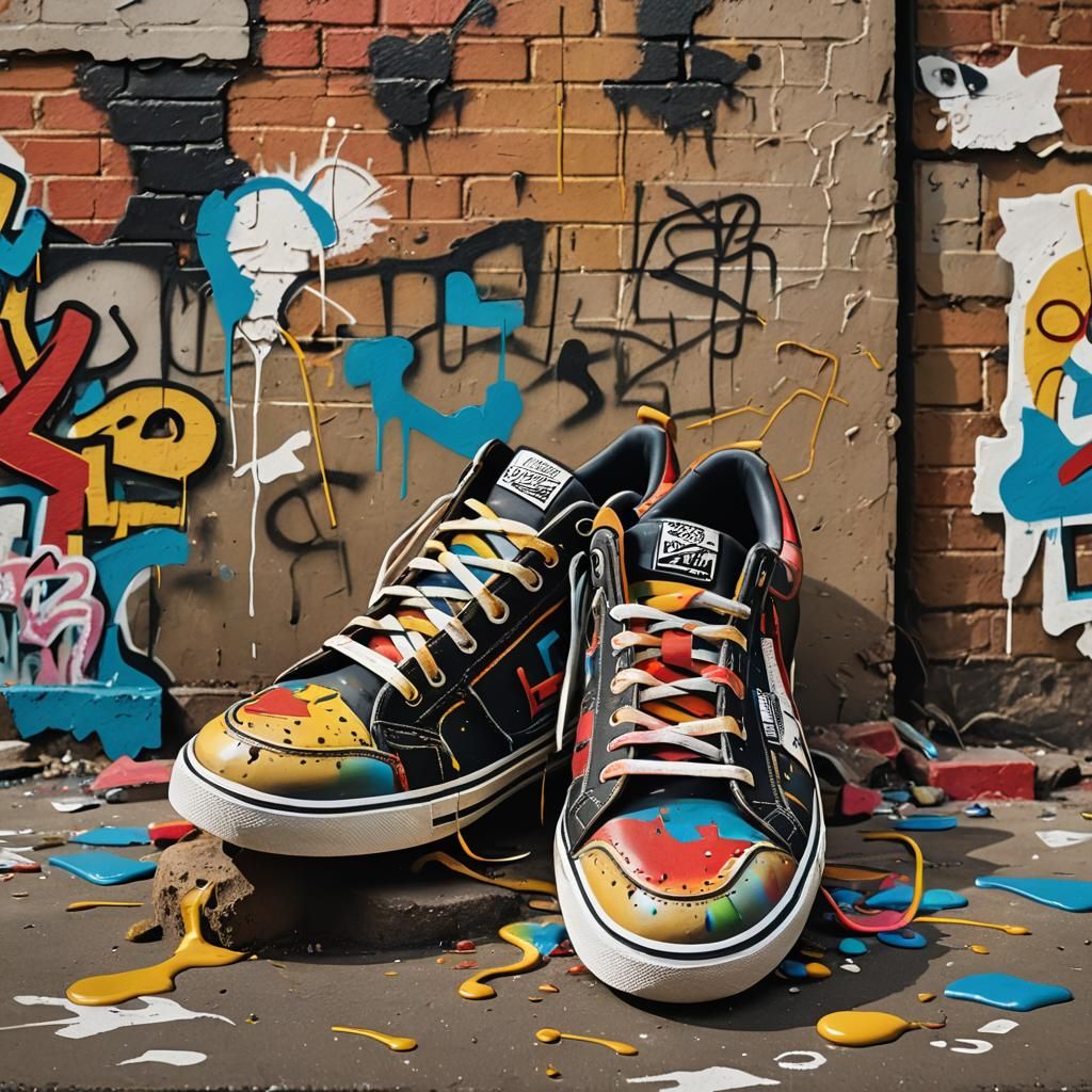 Graffiti Sneakers: Vibrant Street Art Inspired by Masters
