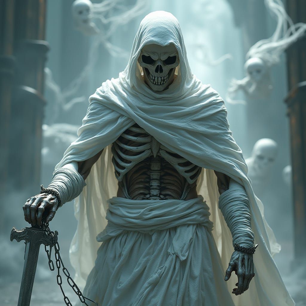 Macabre Horseman of Death, a Haunting Dark Fantasy