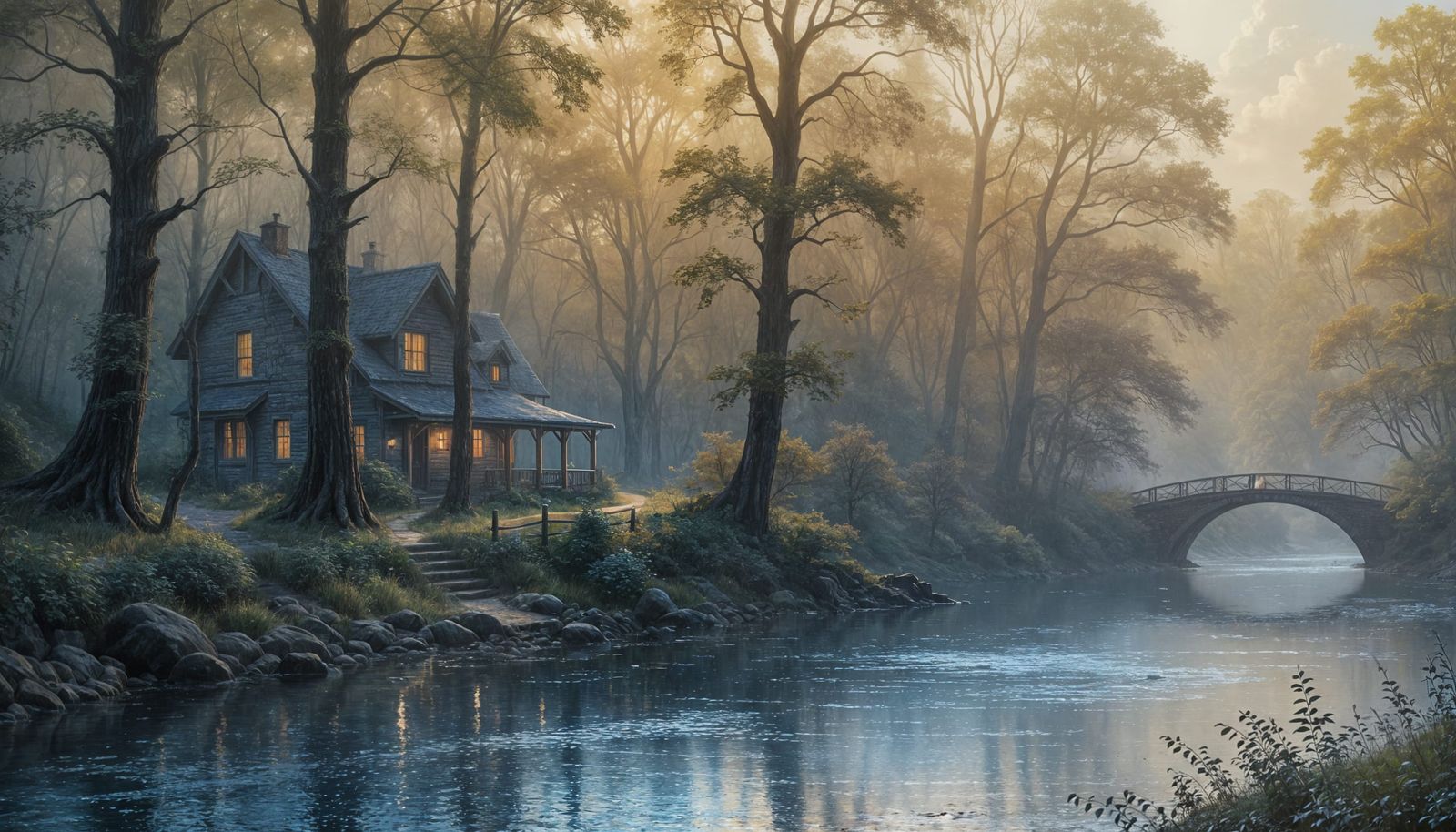 The old house by the river side