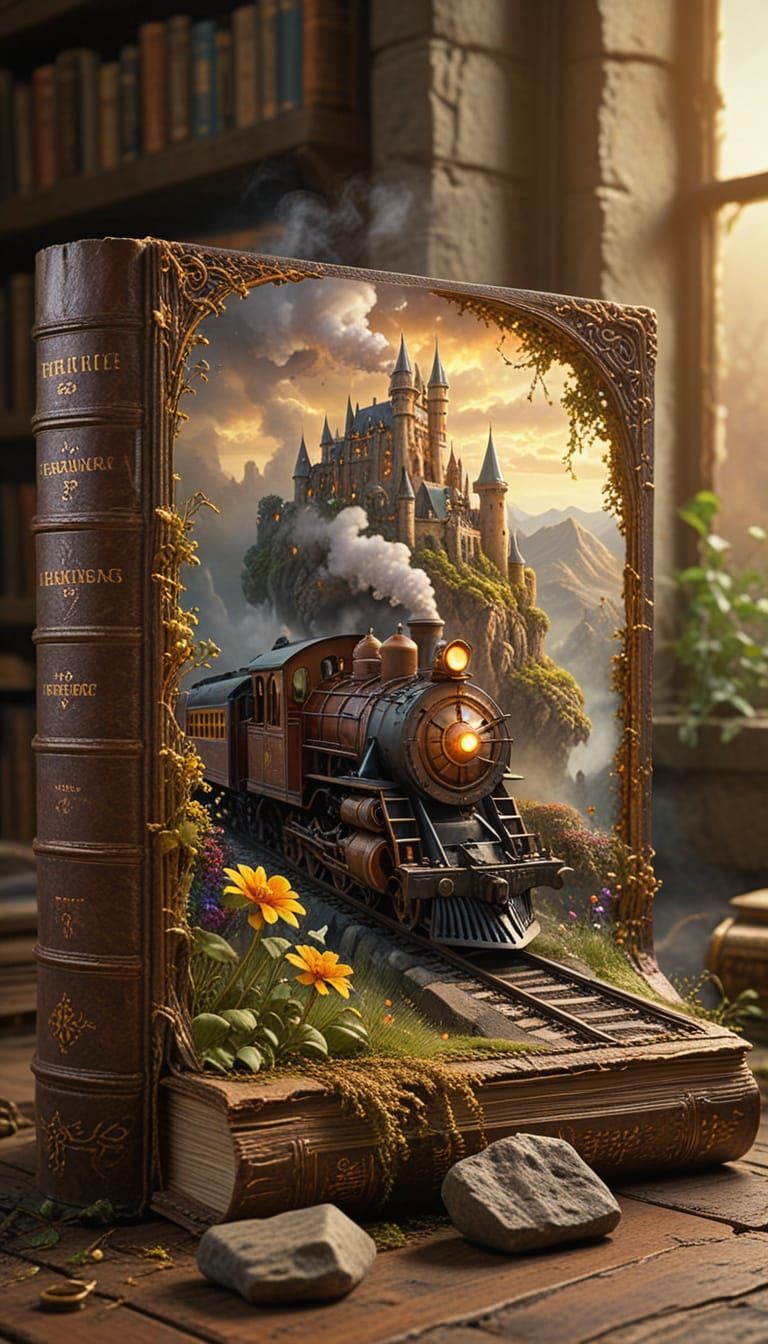 „Ein Buch voller Magie: Reise zwischen Realität und Traum“