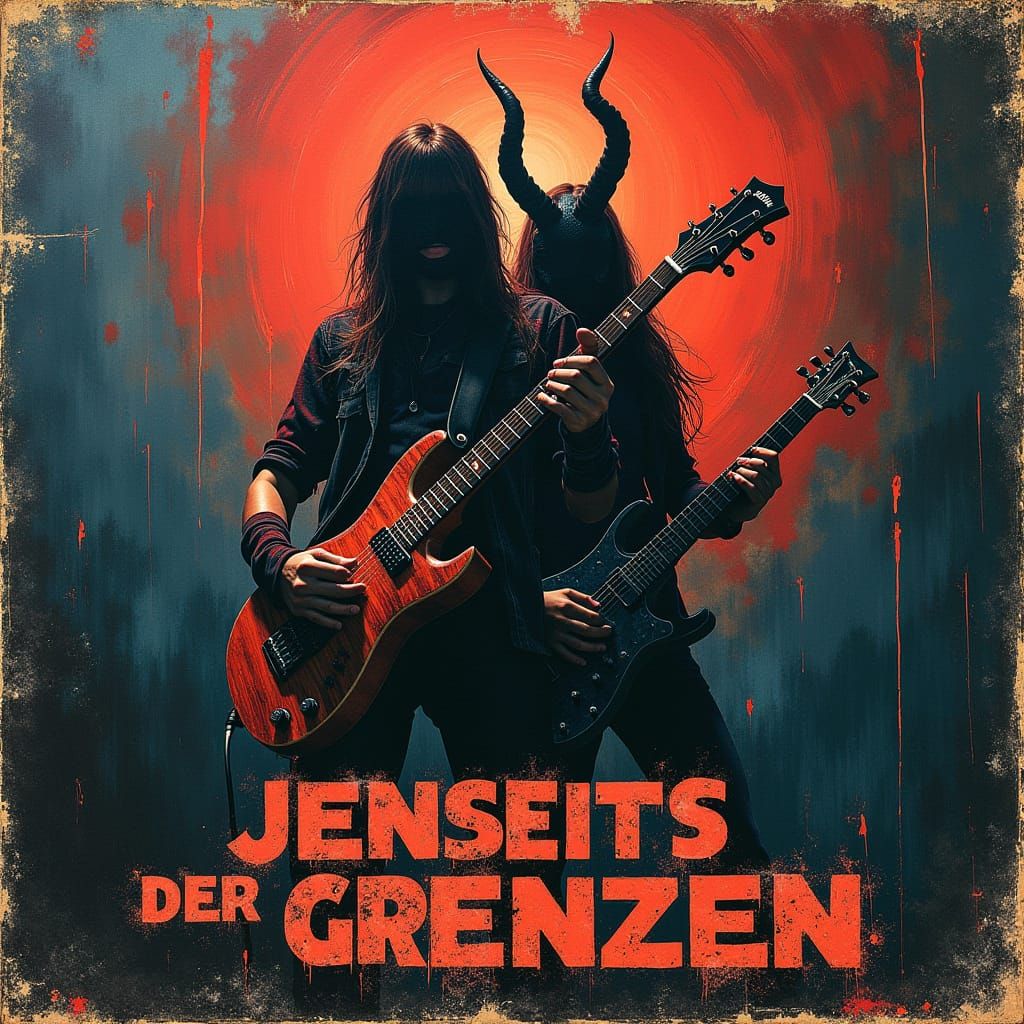 1970s Album Cover: The Tamed Wild, Surrealist Painting