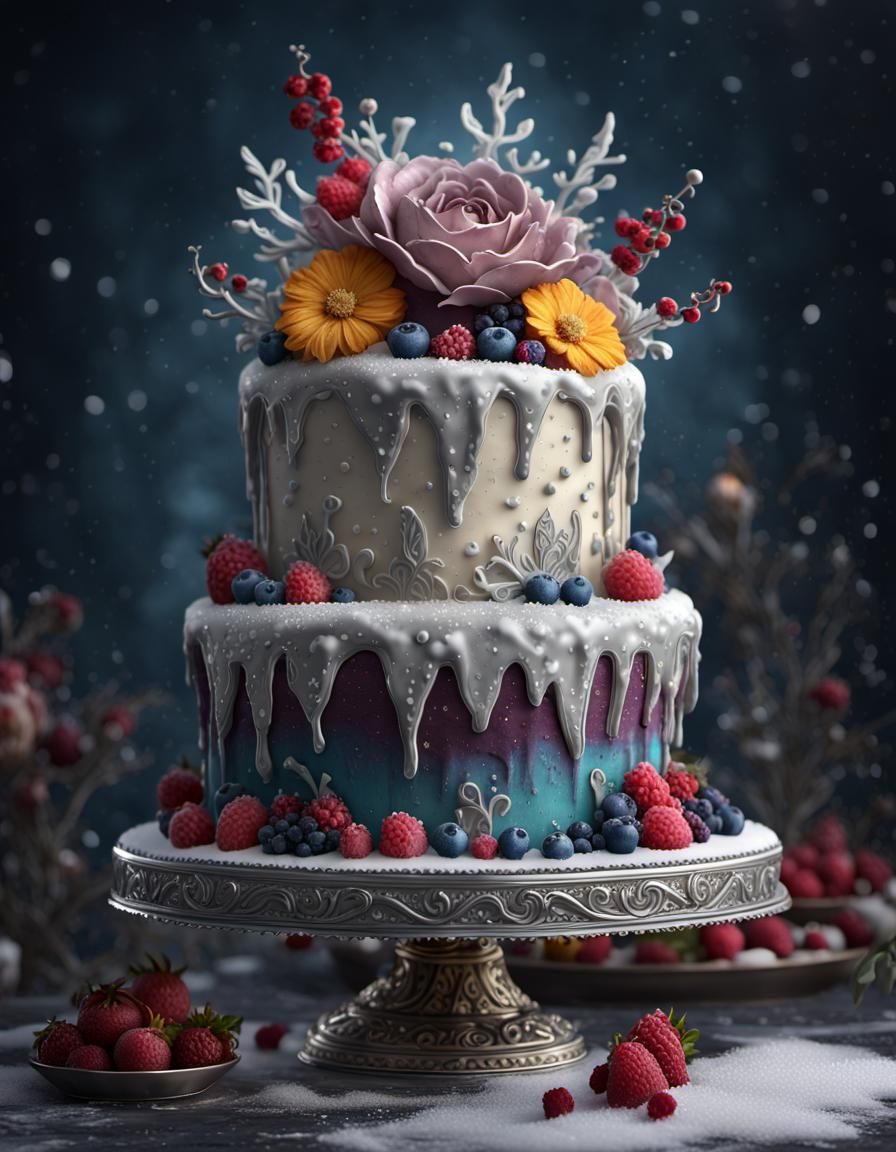 Extravagant Sculptured Cake Fit for a Queen