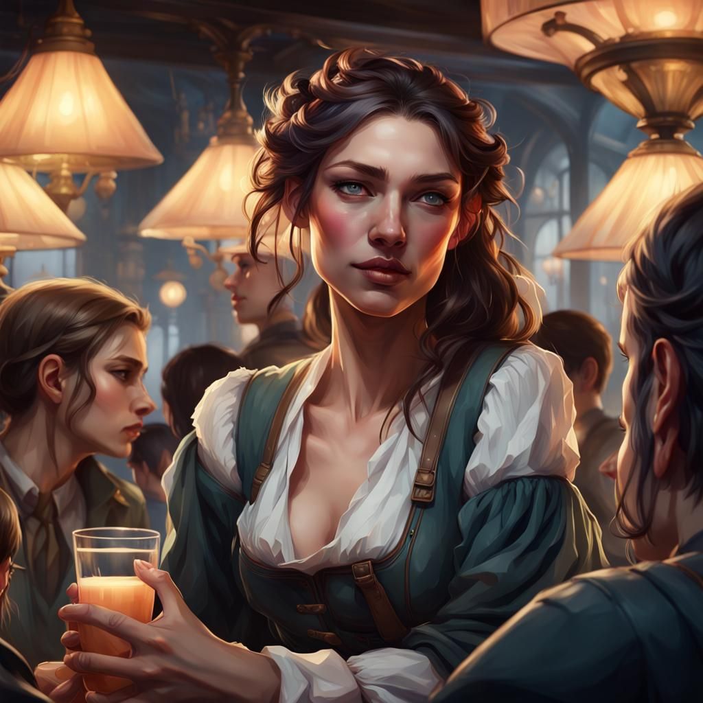 AI Art Generator Introduction: Detailed Digital Portrait