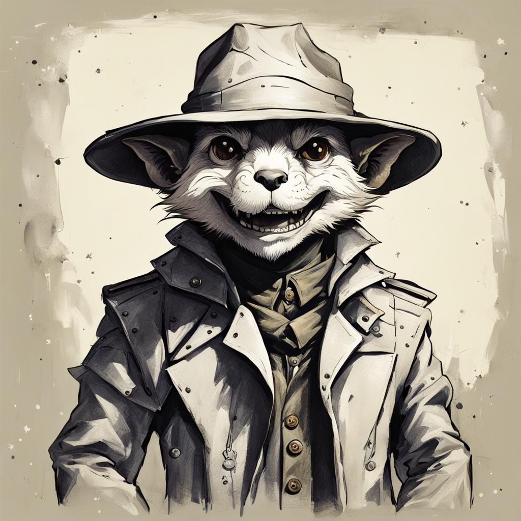 Kobold Trio in Trench Coat Singing