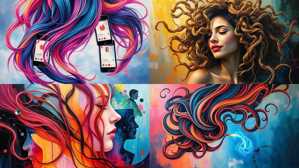 Vibrant Surrealism in Acrylic on Canvas