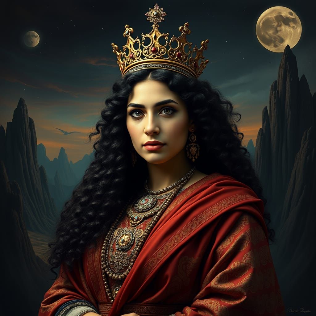 Ethereal Goddess of Wisdom in Hyper-Realistic Splendor
