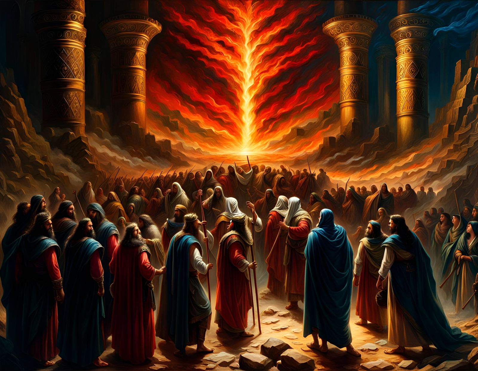 Exodus: A Pillar of Fire Leads the Israelites