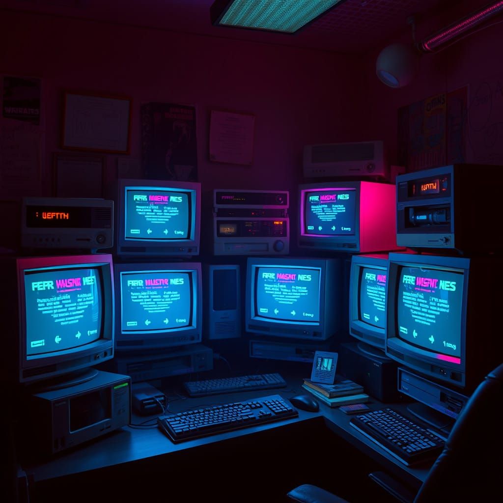 Dystopian Retro Future Desktop