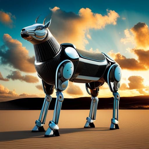 Android Dream of Electric Sheep in Robotic Art