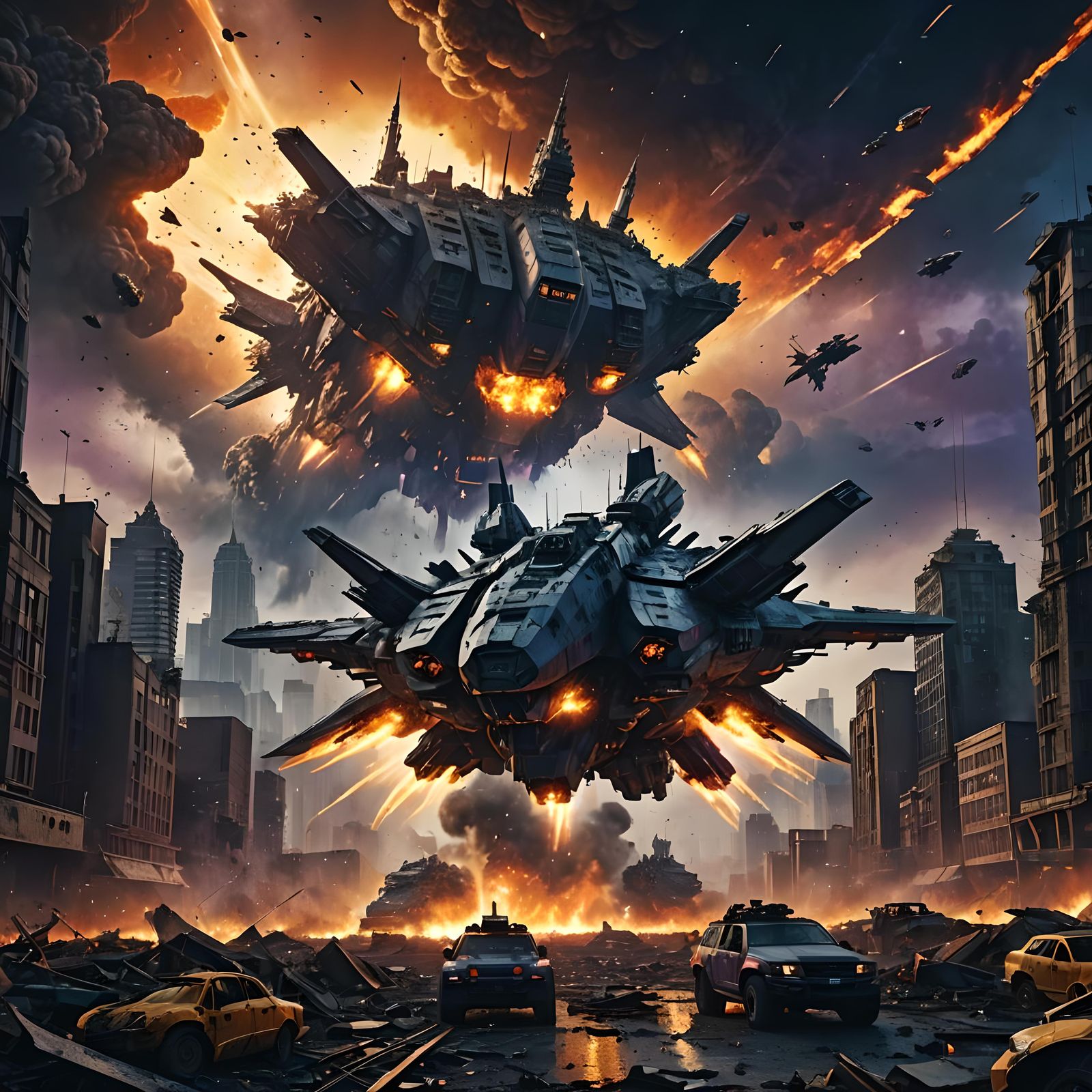 Epic Space Invasion: Aliens vs Humans in 3D