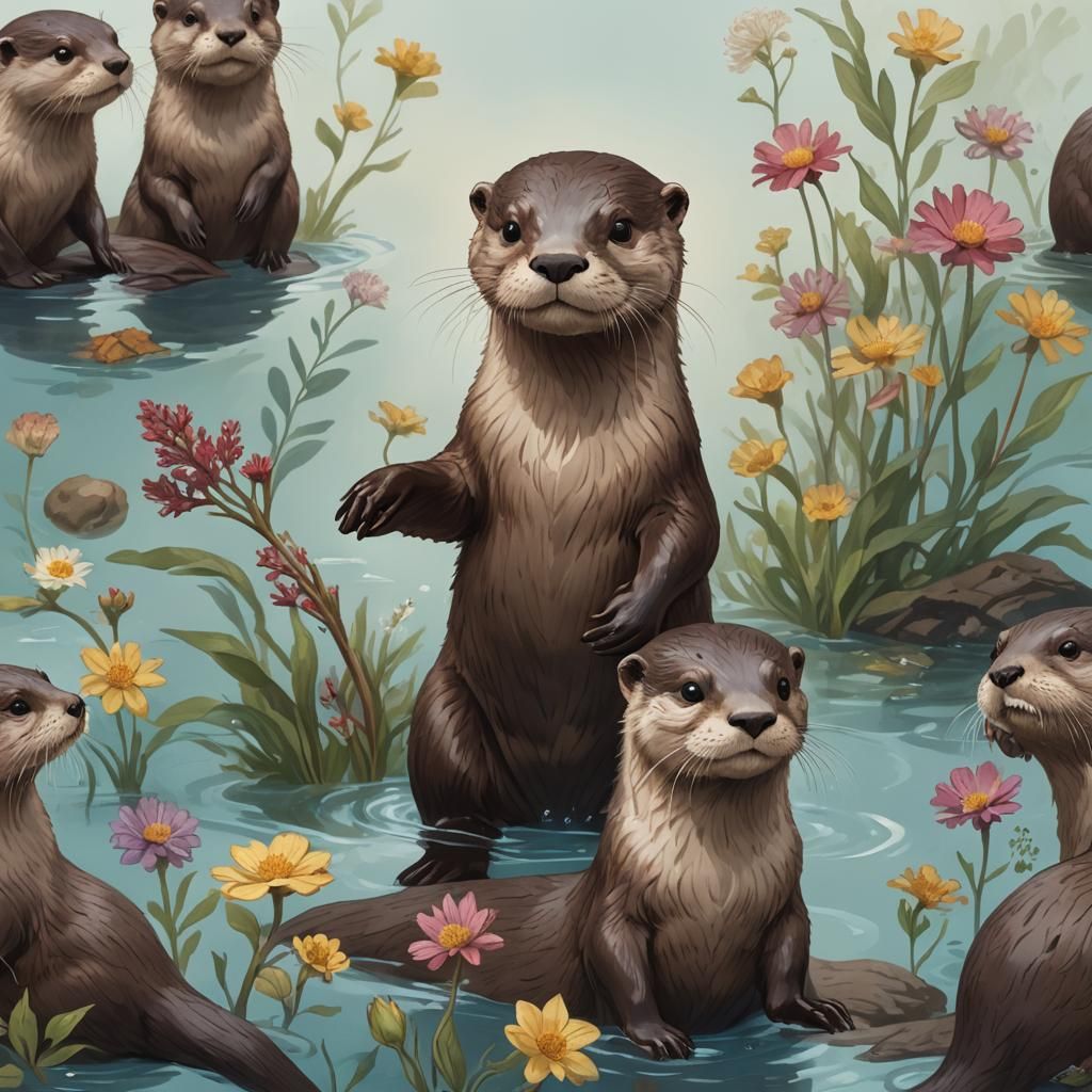 Otter Healer Generated by AI