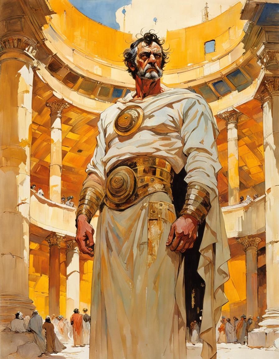 Mystic Lawman in Roman Empire Portrait