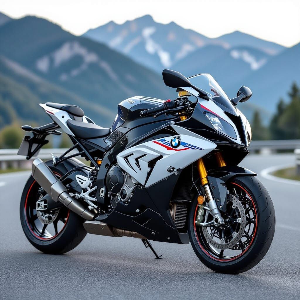 BMW Sports Motorcycle: Sleek, High-Performance Design