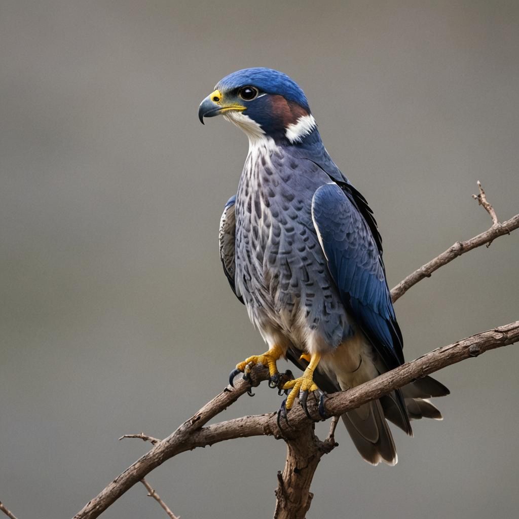 Detailed Portrait of a Kestrel