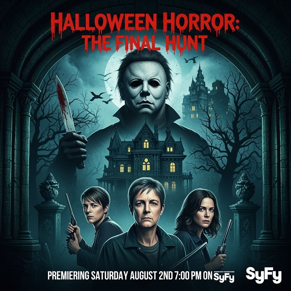 Michael Myers Looms in Halloween Horror Poster