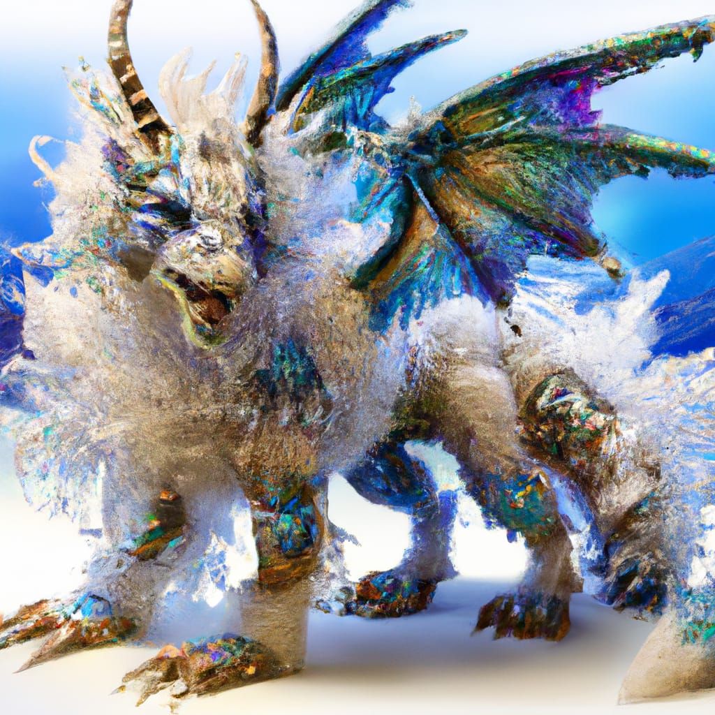 Iridescent Luck Dragon with Sparkling Scales