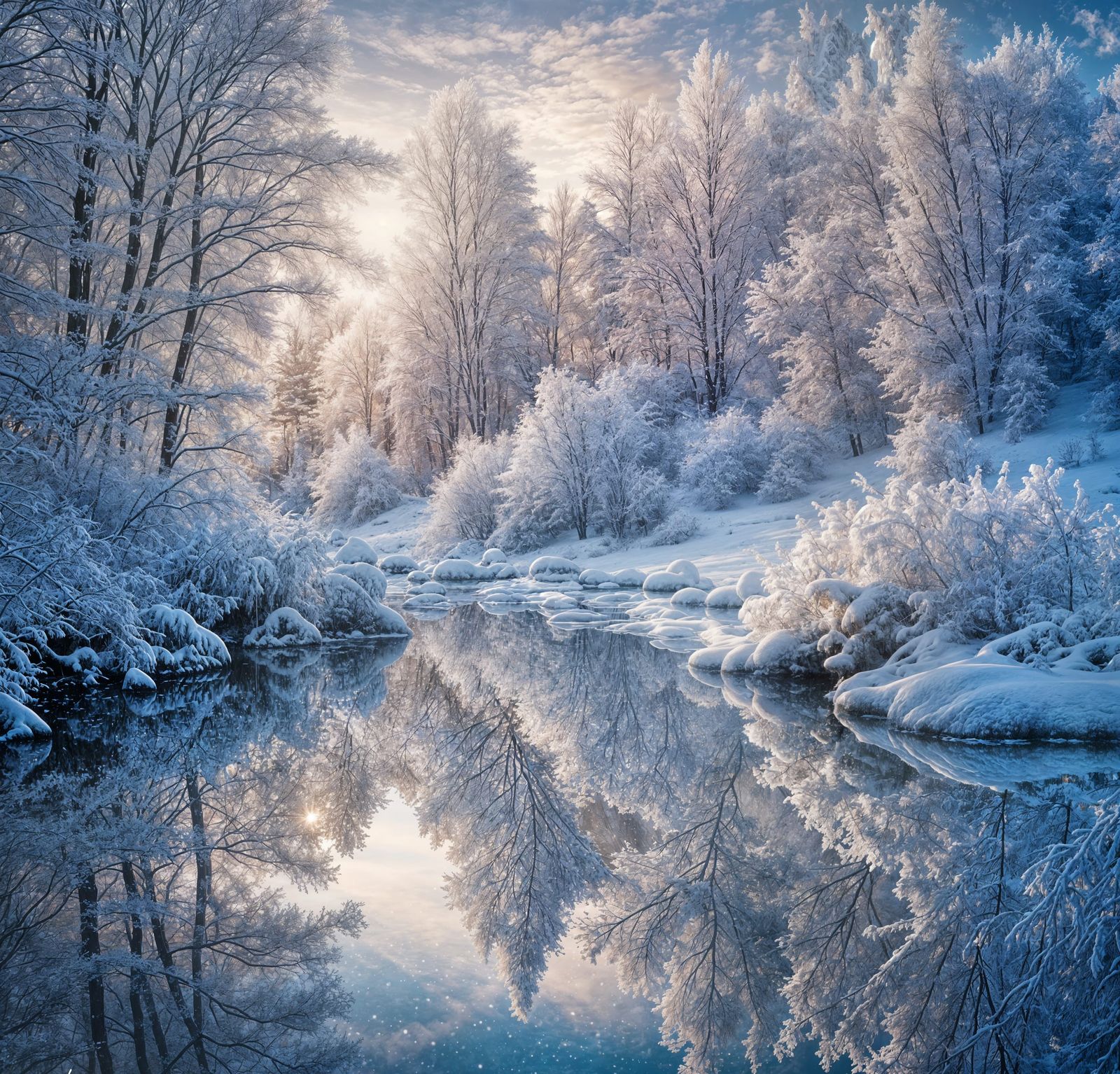 Magical Winter scene