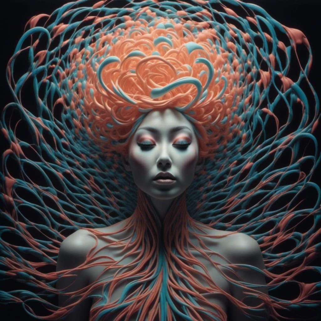 Anthropomorphic Light Being in Whimsical Pop Art