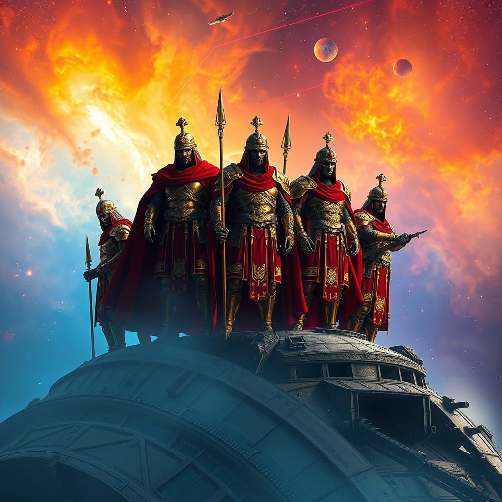 Byzantine Warriors on Battlestar Galactica in a Nebula