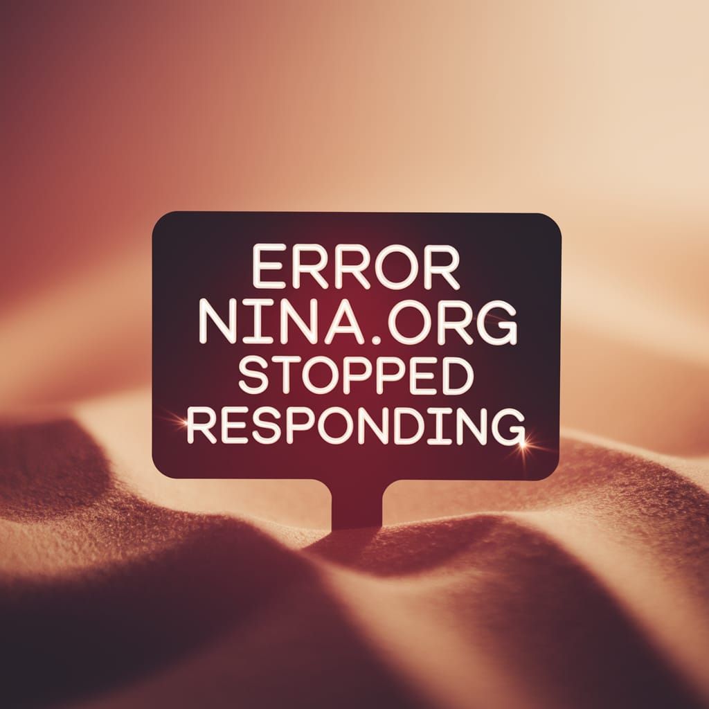 Haunting Pop-Up Sign on Desert Sand in Neon Glow