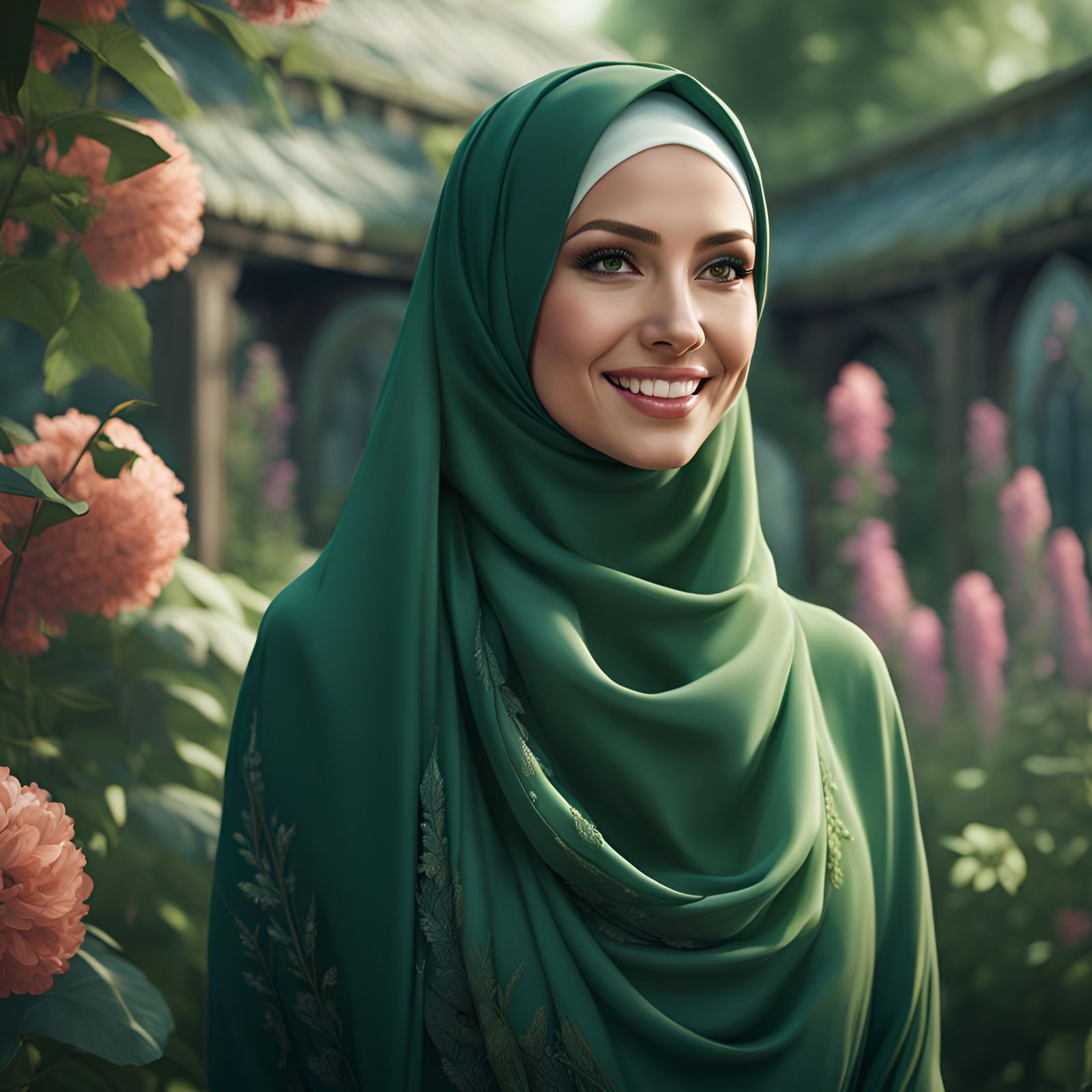 A Modest German Garden Siren in Verdant Glory