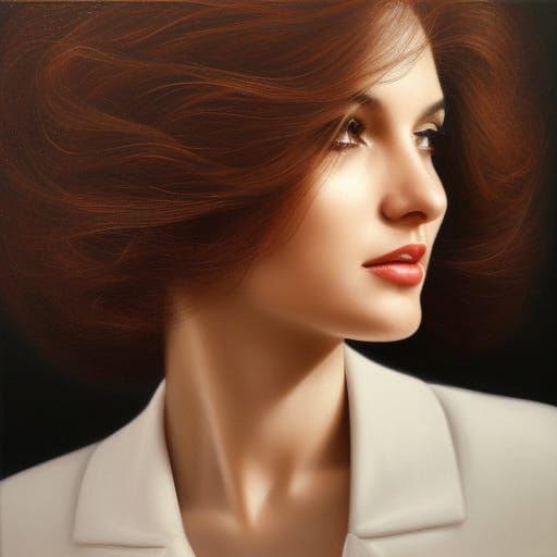 Photorealistic Portrait of a Beautiful Woman