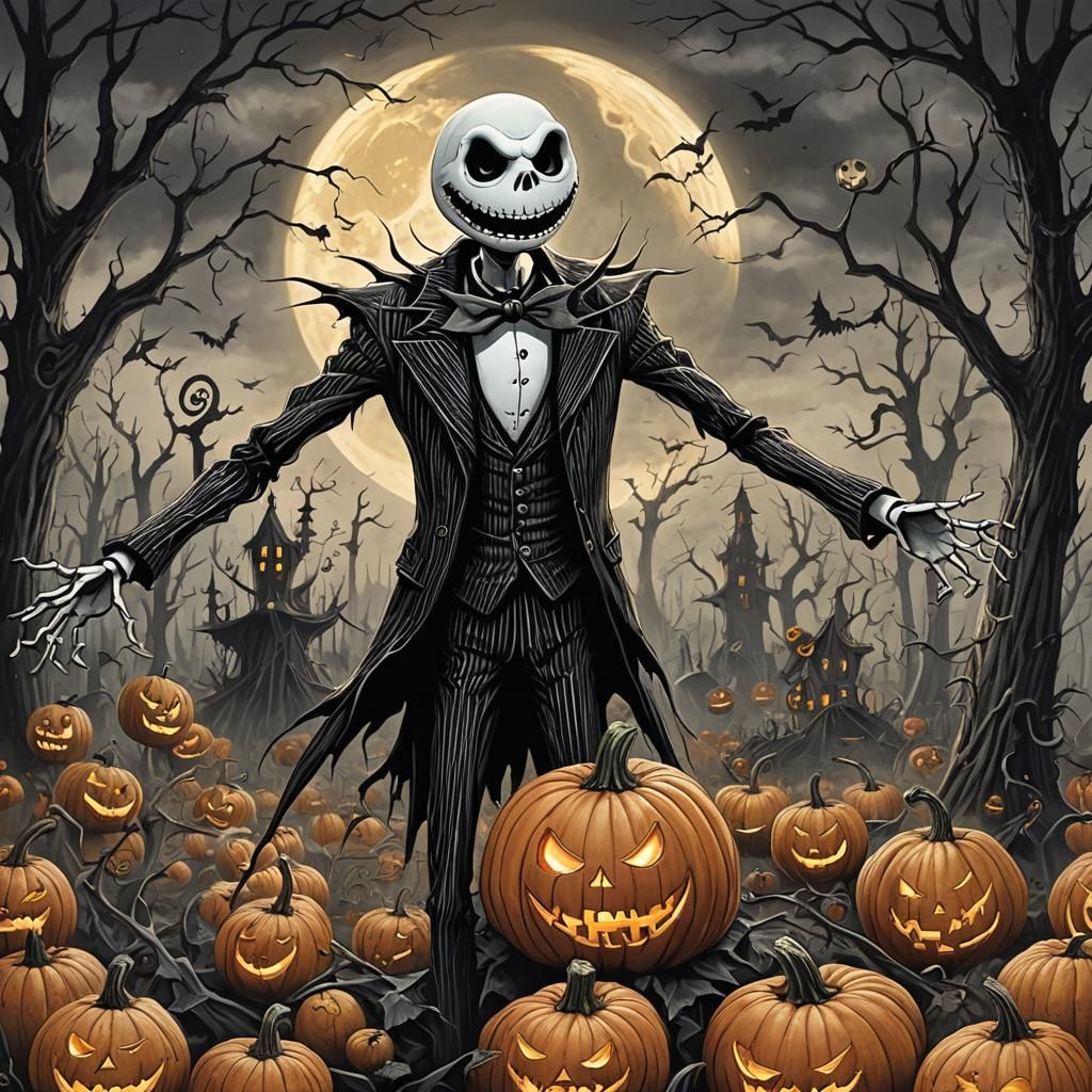 Jack Skellington, Pumpkin King: Dark Fantasy Horror