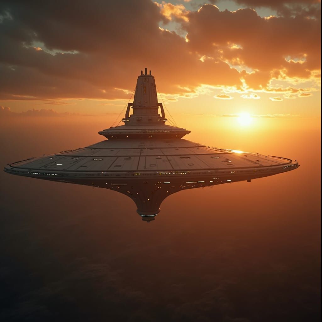 Starbase Aurora in Golden Hour Lighting