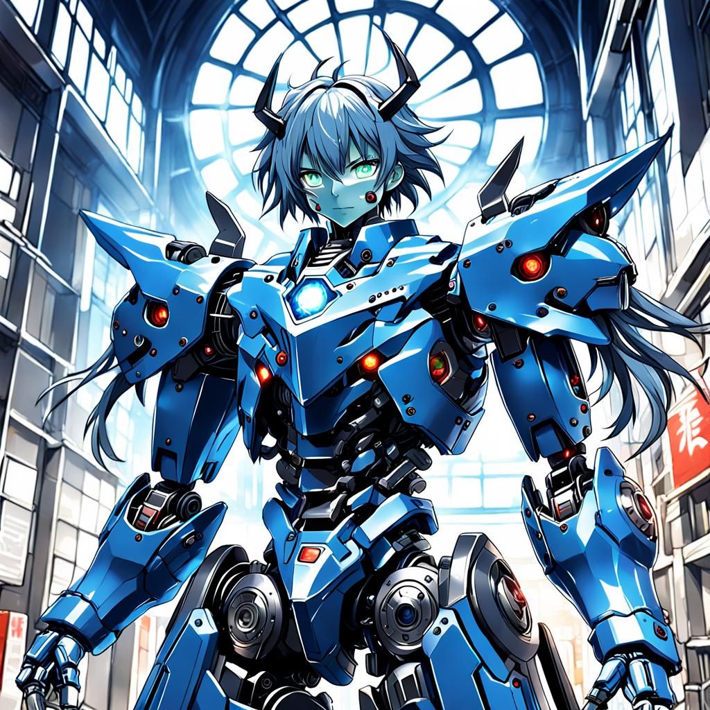 Machine of Evil Versus Organic Good, Anime Style