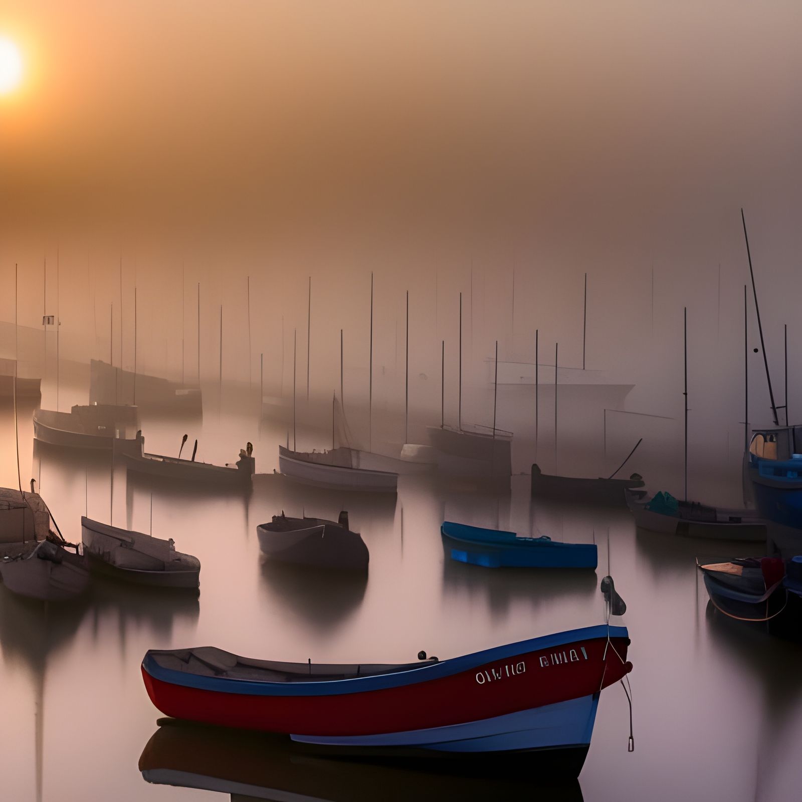 Misty Morning in English Harbour: Golden Hour Photography